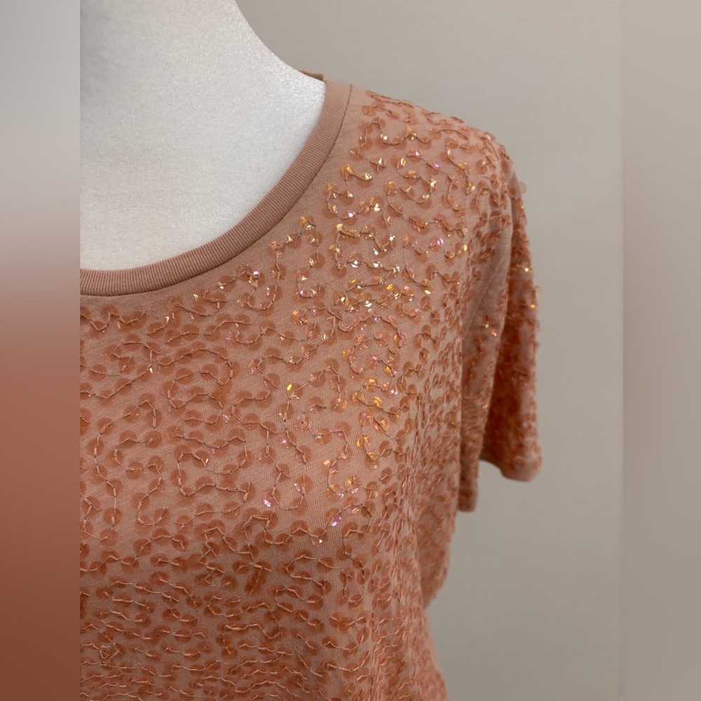 J. Crew Sequined T-shirt M